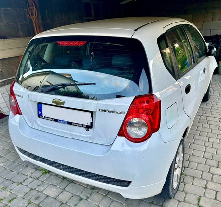 Chevrolet Aveo cena 6900 przebieg: 69785, rok produkcji 2011 z Płock małe 37